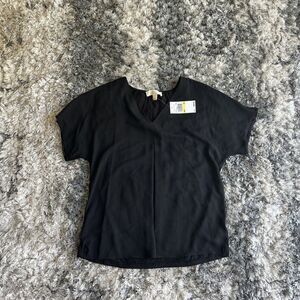 Women's Size Medium M Brand New With Tags Hi-Low‎ Pullover Top Black MSRP 68.00